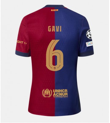 Barcelona Paez Gavi #6 Primera Equipación 2024-25 Manga Corta